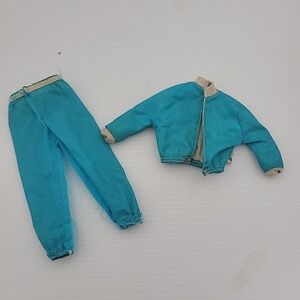 Barbie Twice As Nice Reversible Ken Doll Jacket Set -Blue / white -1980s